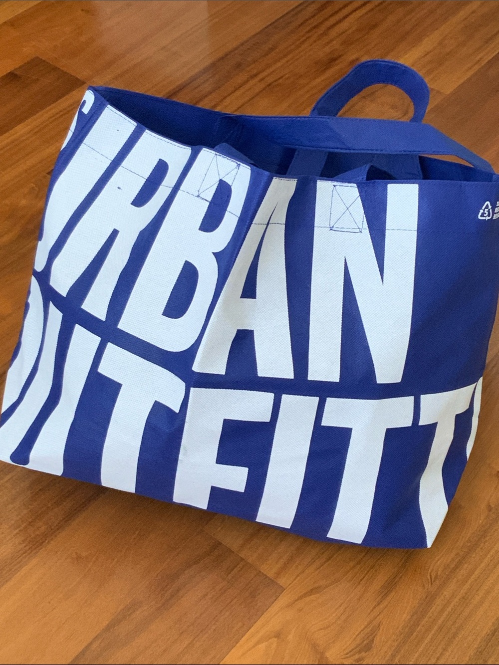 Blue Urban outfitters shopping bag BLUE UO tote